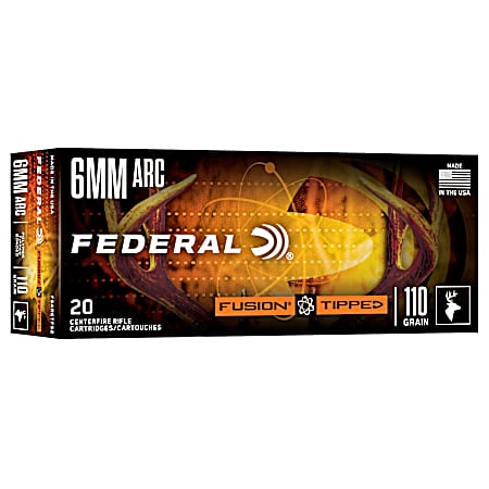 Fusion Tipped 6MM ARC 110GR - 20 Rnds