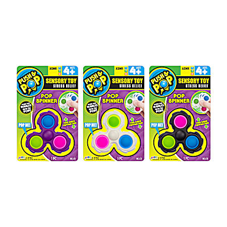 Push & Pop Spinner - Assorted