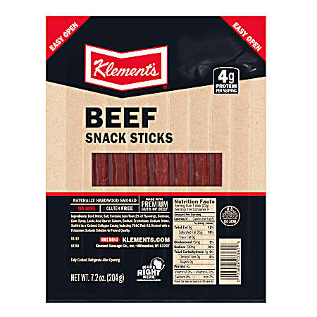 7.2 oz Beef Snack Sticks