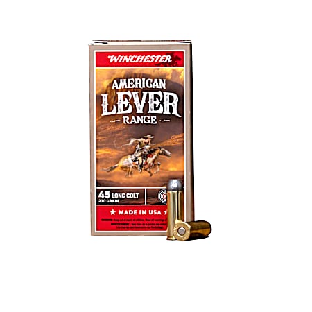American Lever Range 45 LC LEAD 250 GR - 20 Rounds