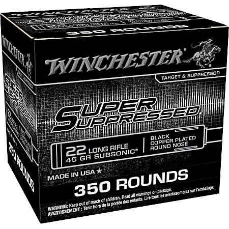 Super Suppressed 22 LR 45 LRN SS 350 Rounds