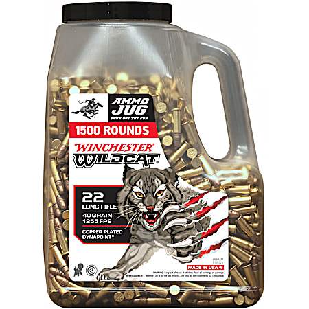 Wildcat Jug 22LR 40GR DP 1500 Rounds