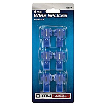 Wire Splices, 14-18 Gauge, 6 pc