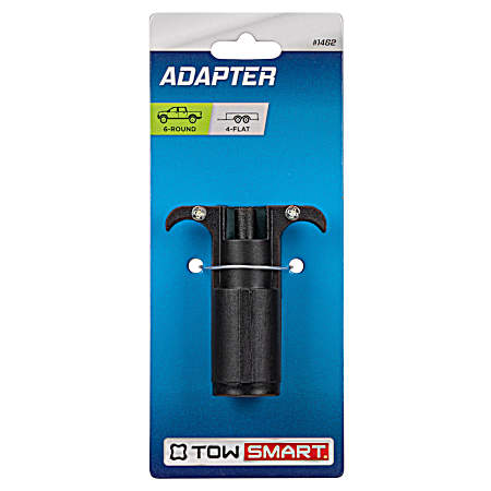 Adapter, 6 Round to 4 Wire Flat