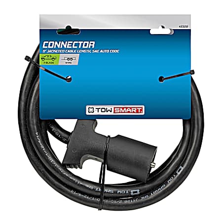Connector, Trailer End, 7 Blade w/Jacketed Cable, 72 in, SAE Auto Wire Code