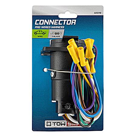 Connector, Vehicle End, 7 Blade, Prewired