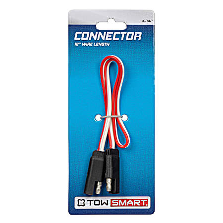 Connector, 2 Wire Flat Set, 12 in