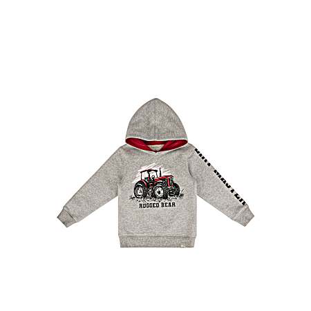 Toddler Boys Grey Heather Dirt Master Hoodie