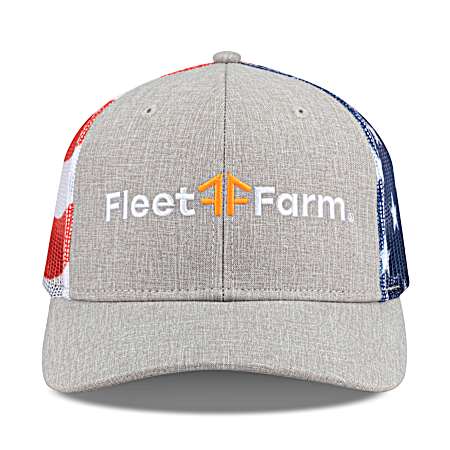 Mid-Profile Mesh Back Americana Ball Cap