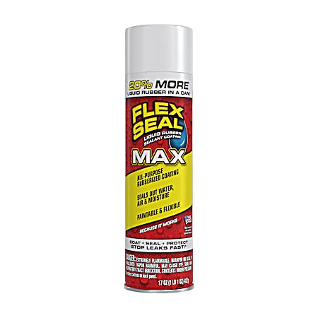 Flex Seal MAX Aerosol Spray Waterproof Rubberized Coating