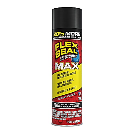 Flex Seal MAX Aerosol Spray Waterproof Rubberized Coating