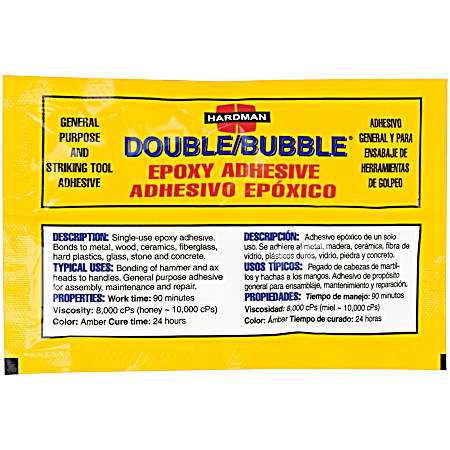 Double/Bubble Epoxy Adhesive