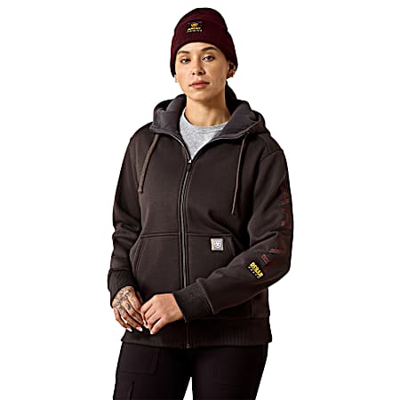 Women's Espresso All-Weather Full Zip Hoodie