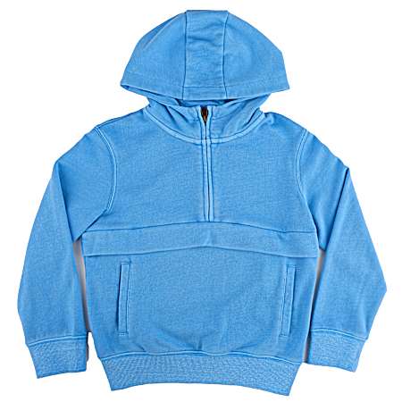 Little Boys' Sunwashed French Terry 1/4 Zip Hoodie