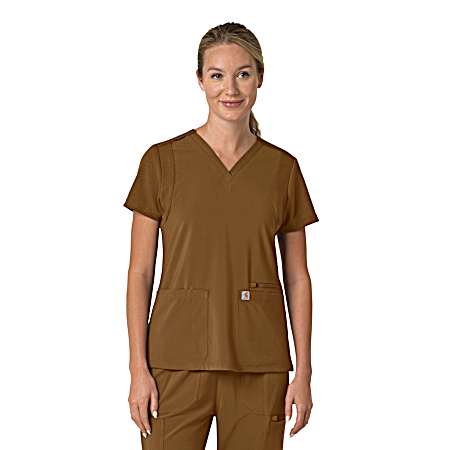 Women's Flex Panel Scrub Top
