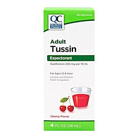 4 oz Tussin Expectorant Cherry