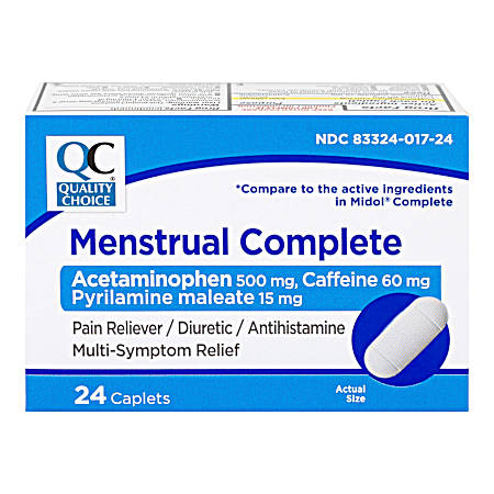 24 ct Menstrual Complete Caplets