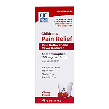 4 oz Acetaminophen Children's Suspension Cherry