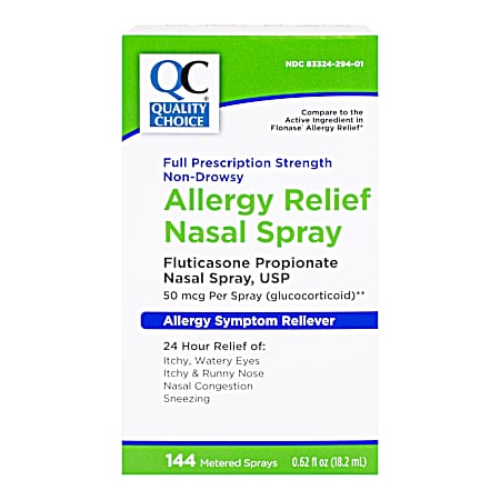 Fluticasone Propionate Allergy Relief Nasal Spray - 144 Sprays