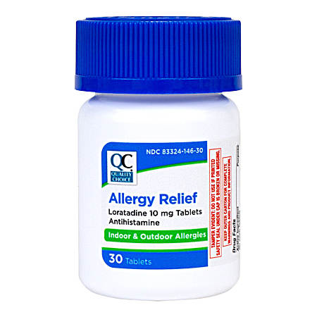 30 ct Loratadine 10 Mg Allergy Relief Tablets