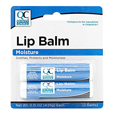 2 pk  Lip Balm Moisturizer