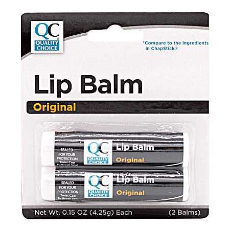 2 pk Lip Balm Regular