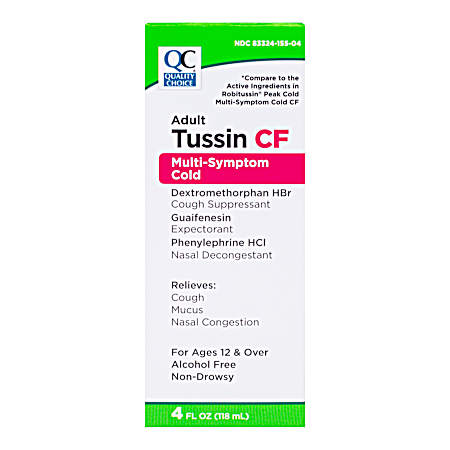 4 oz Tussin Cough Cold