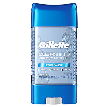 3.8 oz Cool Wave Clear Gel Anti-Perspirant Deodorant 