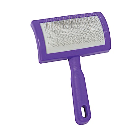Plastic Slicker Brush - Purple