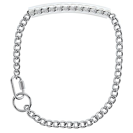 24 in Chain Goat Collar with Rubber Grip