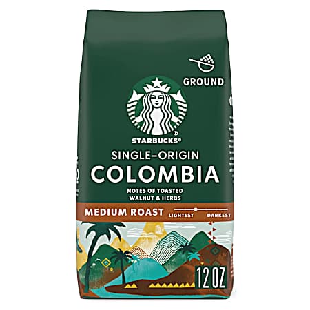 12 oz Colombia Medium Roast Ground Coffee