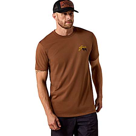 Men's Soft Silt BBQ Smoke Short Sleeve Shirt