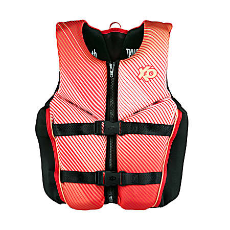 Youth Comfort Wave Vest, 50-90 lbs. Red Ombre
