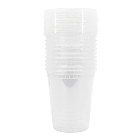 40-piece 32 oz Round Container Set