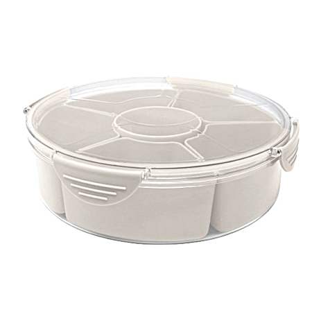 6 pc Round Airtight Container Set - Moonbeam