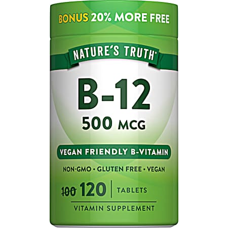 120 ct. Vit B-12 500mg