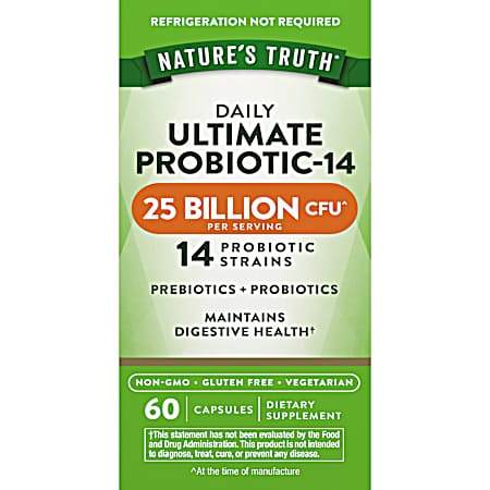 60 ct. Probiotic 25 Billion with FOS