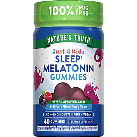 40 ct. Kids Melatonin 1mg Gummies
