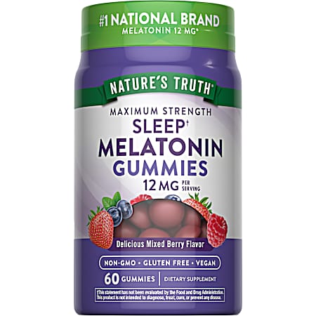 60 ct. Melatonin 12mg Gummies