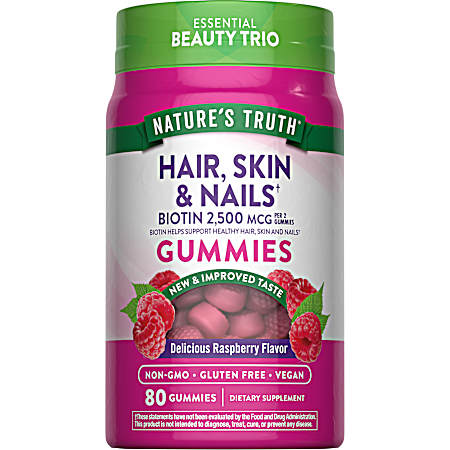 80 ct. Hair, Skin, Nails Gummies