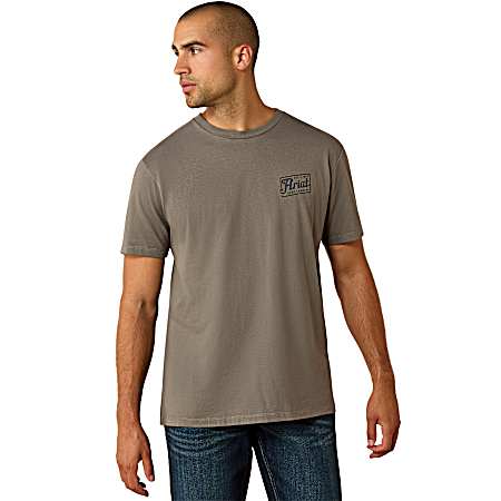 Men's Smoked Pearl Paintriot Short Sleeve Shirt
