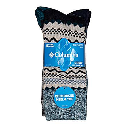 Women's Moisture Control Boot Socks - 4 Pk