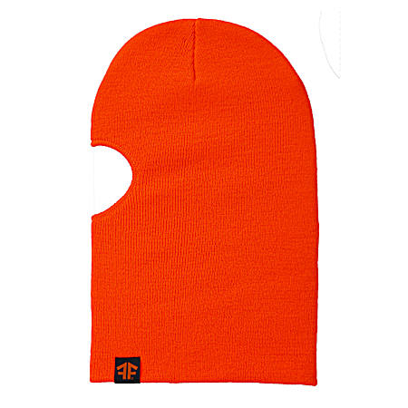 Men's Blaze Orange FF Logo Knit Facemask