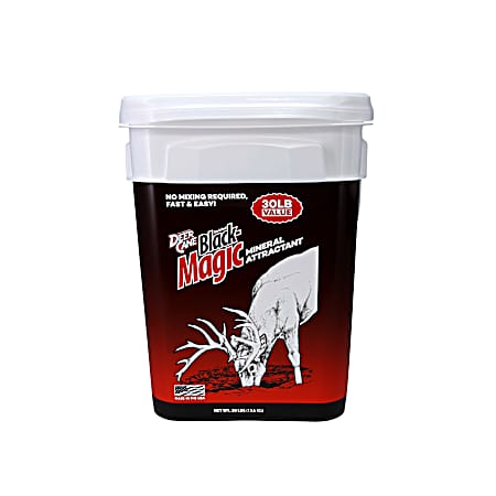 Deer Cane Black Magic 30-lb Bucket