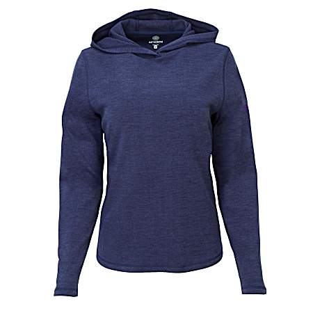 Women's Cashmere Fleece Long Sleeve Hooded Pullover