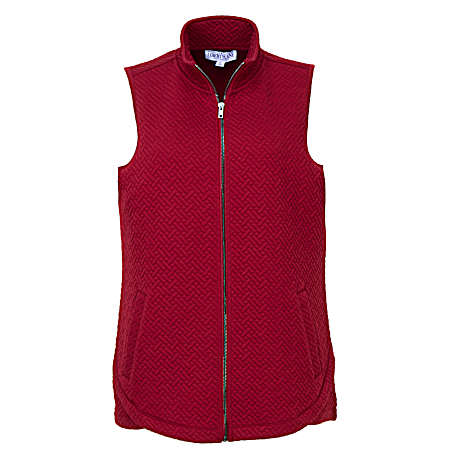 Women's Jacquard Knit Vest