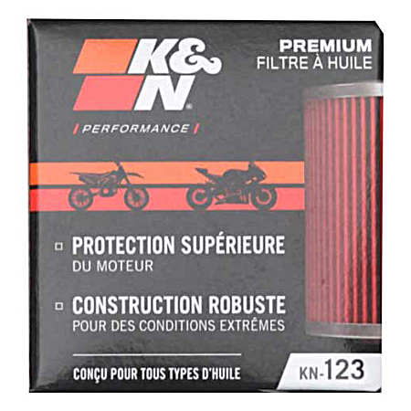 Powersports Oil Filter KN-123