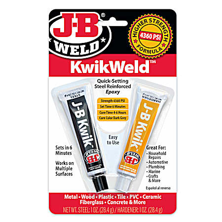 KwikWeld Quick-Setting Steel-Reinforced Epoxy