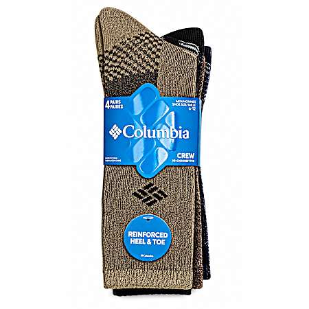 Men's Moisture Control Boot Socks - 4 Pk