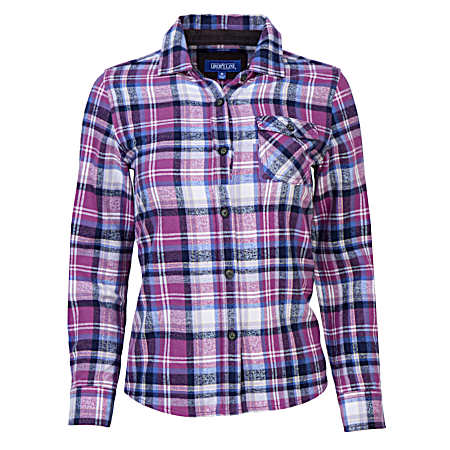 Kids Legend Flannel Button Front Long Sleeve Shirt